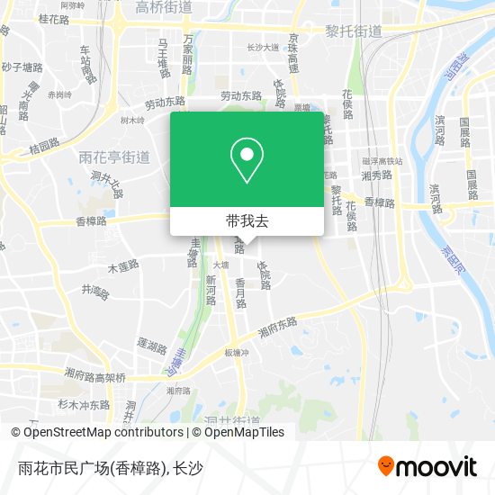 雨花市民广场(香樟路)地图