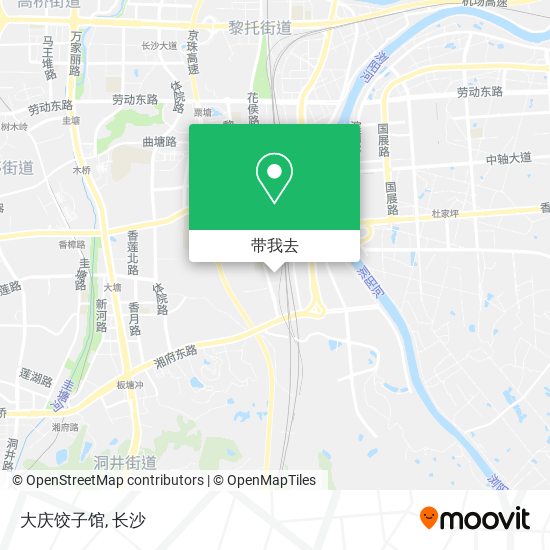 大庆饺子馆地图