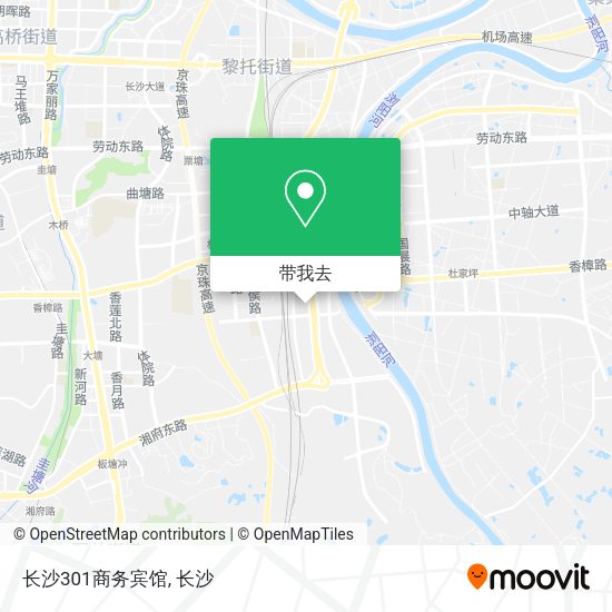 长沙301商务宾馆地图
