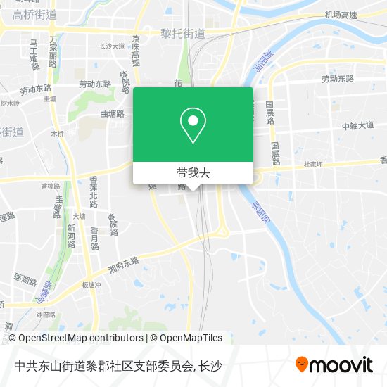 中共东山街道黎郡社区支部委员会地图
