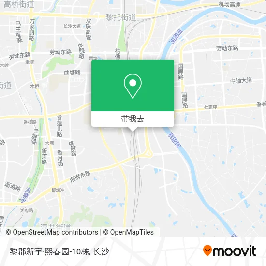 黎郡新宇·熙春园-10栋地图