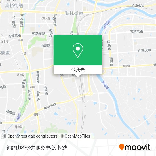 黎郡社区-公共服务中心地图