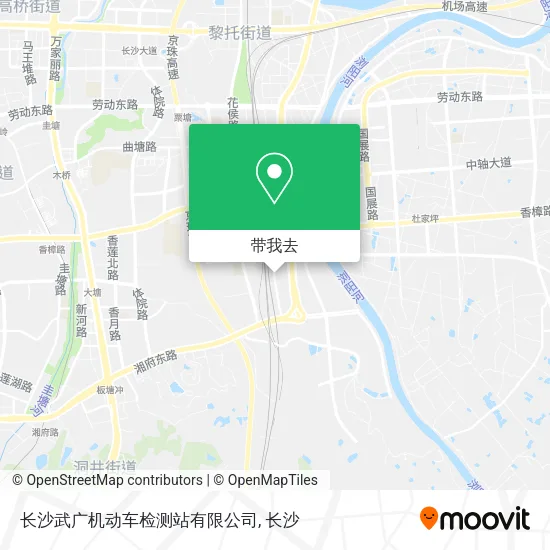 长沙武广机动车检测站有限公司地图