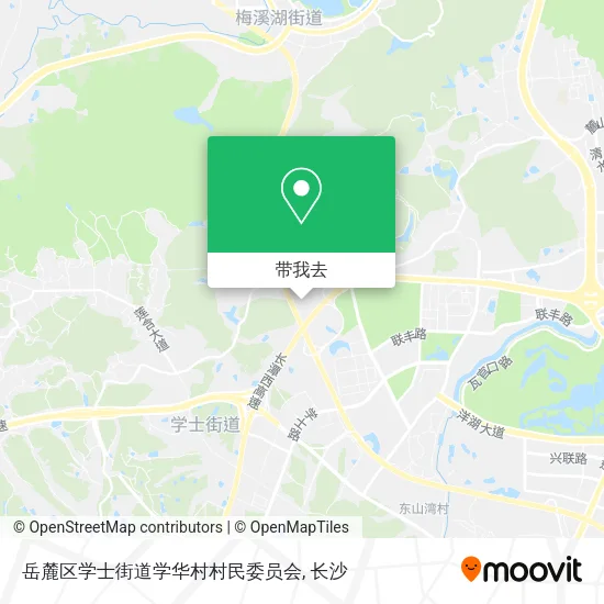 岳麓区学士街道学华村村民委员会地图