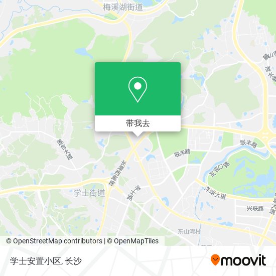 学士安置小区地图