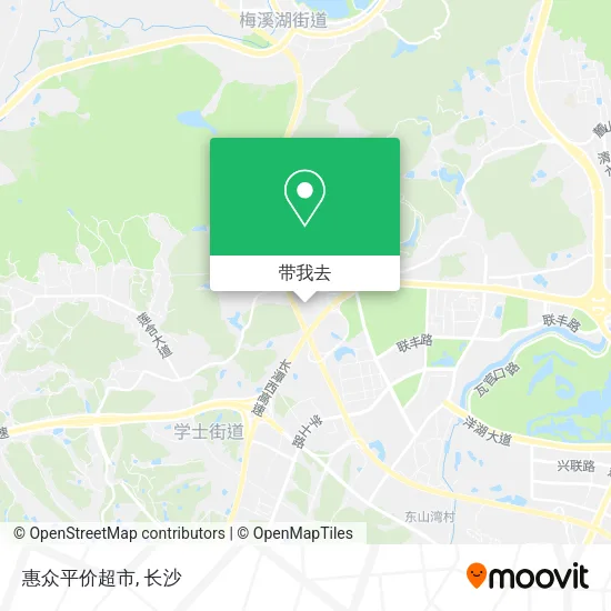 惠众平价超市地图