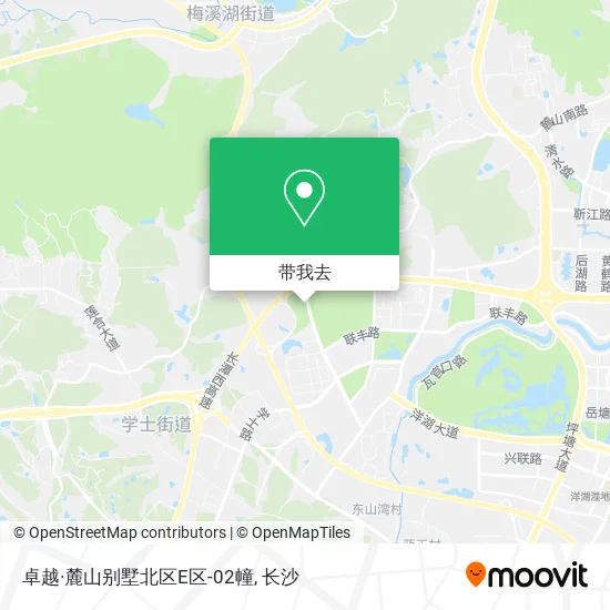 卓越·麓山别墅北区E区-02幢地图
