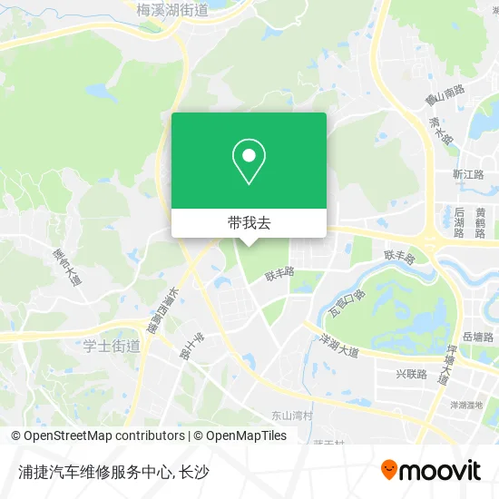 浦捷汽车维修服务中心地图