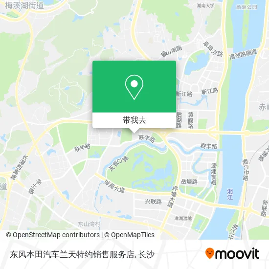 东风本田汽车兰天特约销售服务店地图