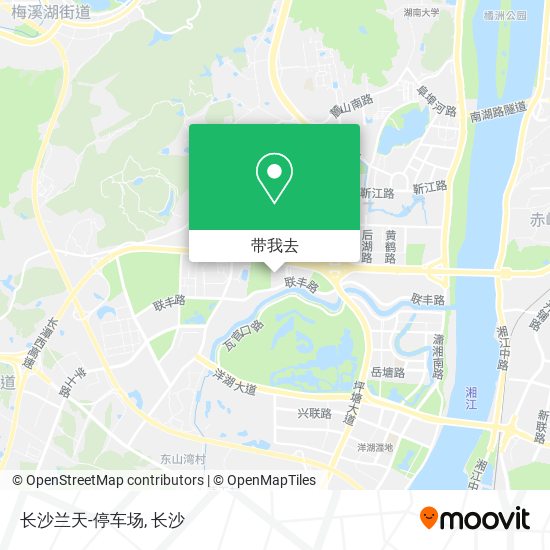 长沙兰天-停车场地图