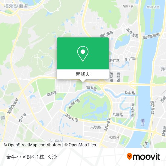 金牛小区B区-1栋地图