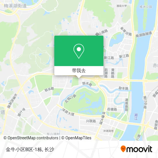 金牛小区B区-1栋地图
