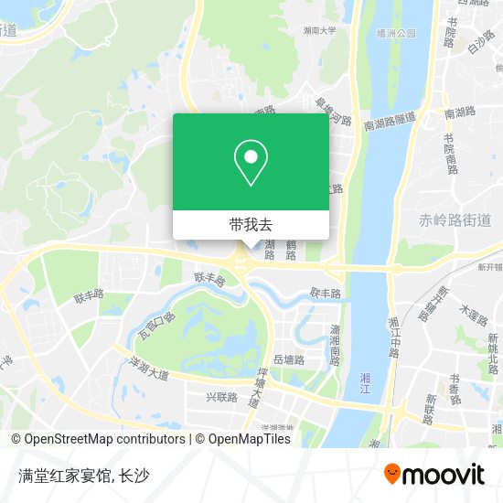 满堂红家宴馆地图