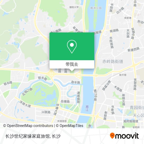 长沙世纪家缘家庭旅馆地图