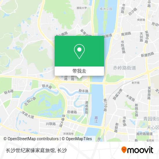 长沙世纪家缘家庭旅馆地图