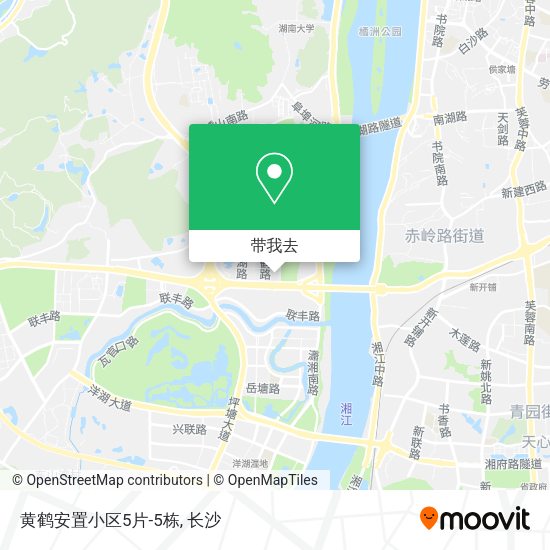 黄鹤安置小区5片-5栋地图