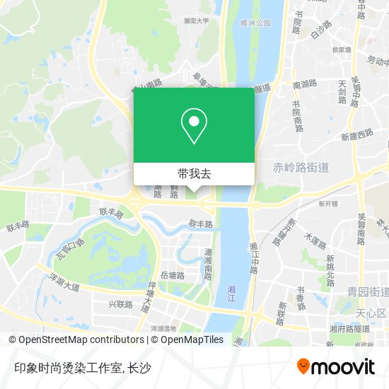 印象时尚烫染工作室地图