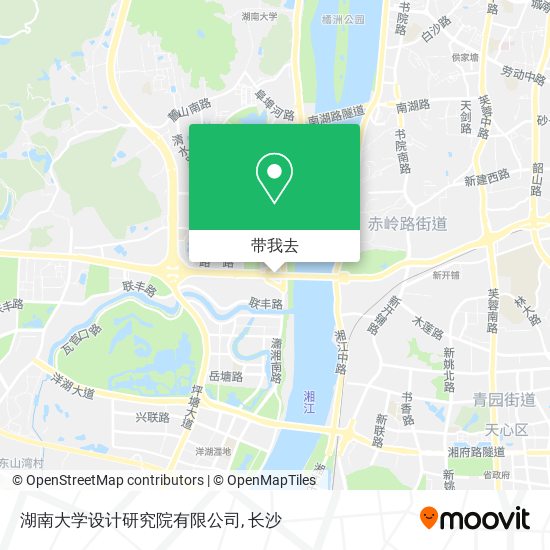 湖南大学设计研究院有限公司地图