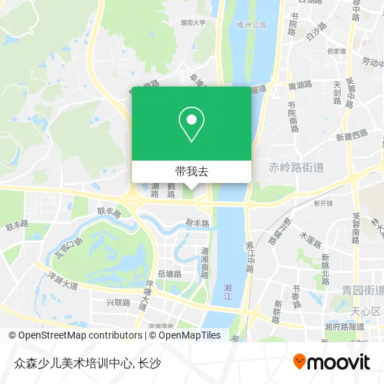 众森少儿美术培训中心地图