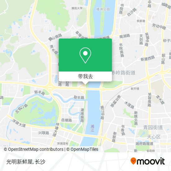光明新鲜屋地图