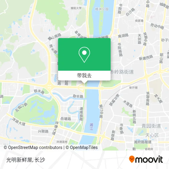 光明新鲜屋地图