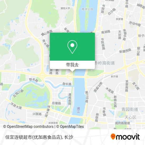 佳宜连锁超市(优加惠食品店)地图