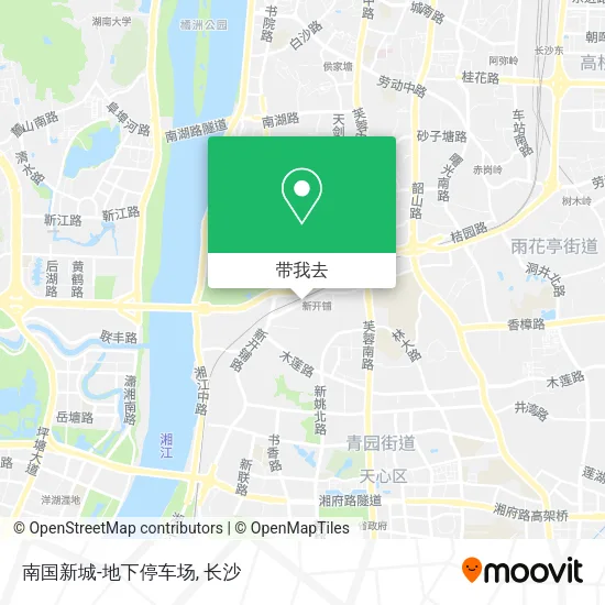 南国新城-地下停车场地图