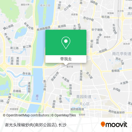 谢光头辣椒炒肉(南郊公园店)地图