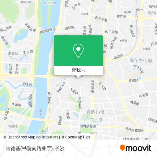 肯德基(书院南路餐厅)地图