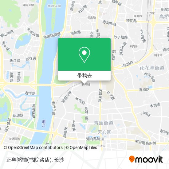 正粤粥铺(书院路店)地图