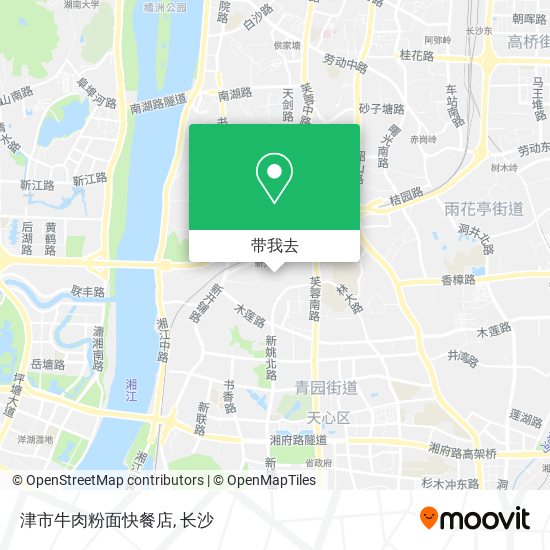 津市牛肉粉面快餐店地图