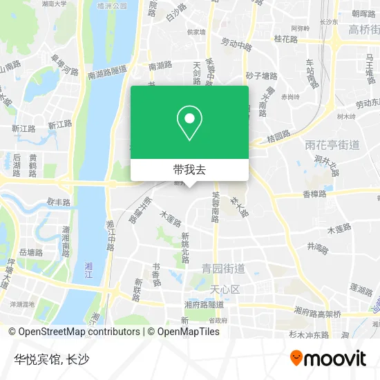 华悦宾馆地图