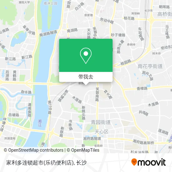 家利多连锁超市(乐礽便利店)地图