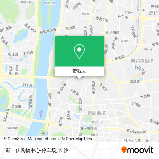 新一佳购物中心-停车场地图