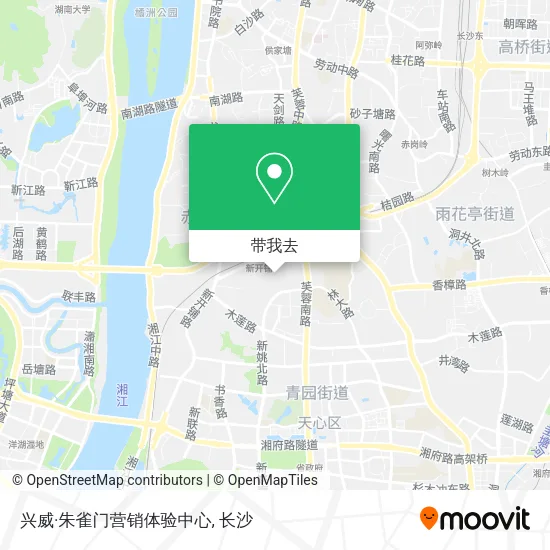 兴威·朱雀门营销体验中心地图