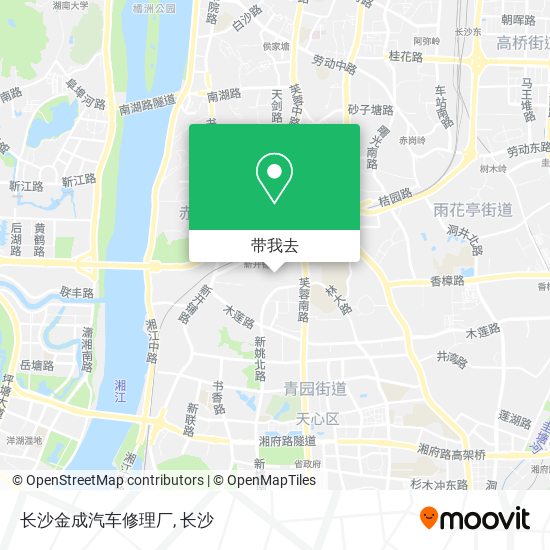 长沙金成汽车修理厂地图
