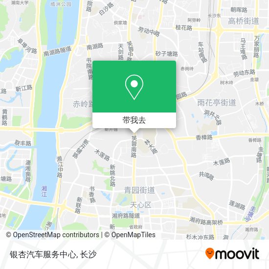 银杏汽车服务中心地图