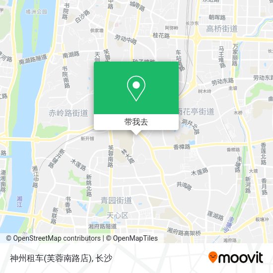 神州租车(芙蓉南路店)地图