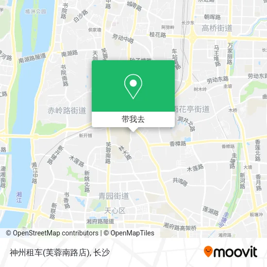 神州租车(芙蓉南路店)地图