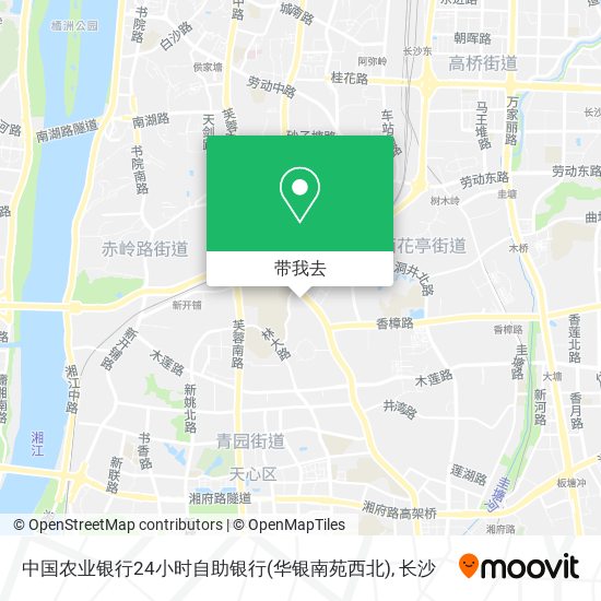 中国农业银行24小时自助银行(华银南苑西北)地图