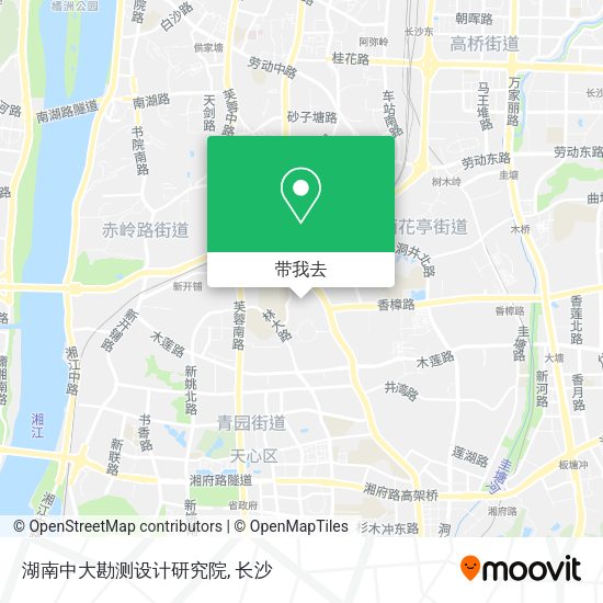 湖南中大勘测设计研究院地图