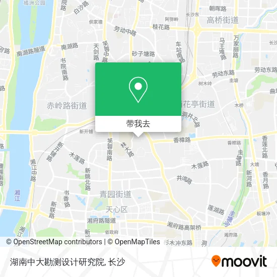 湖南中大勘测设计研究院地图