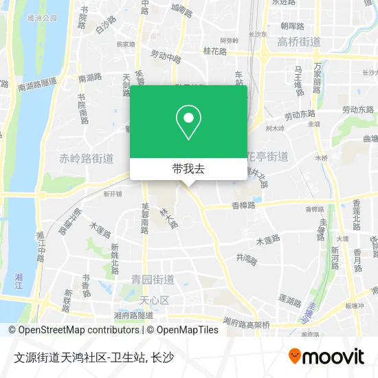 文源街道天鸿社区-卫生站地图