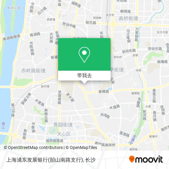 上海浦东发展银行(韶山南路支行)地图