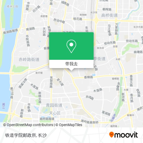 铁道学院邮政所地图