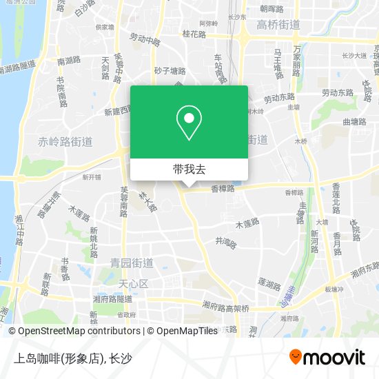 上岛咖啡(形象店)地图