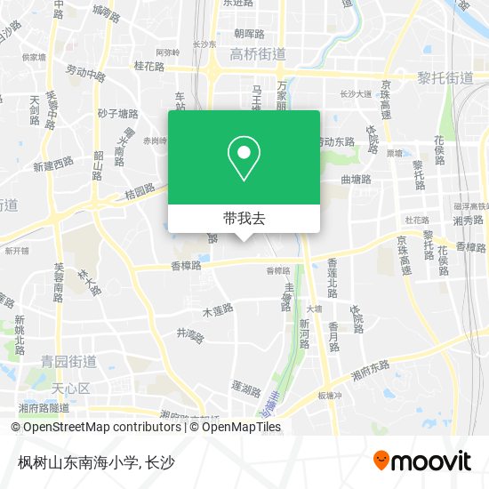 枫树山东南海小学地图