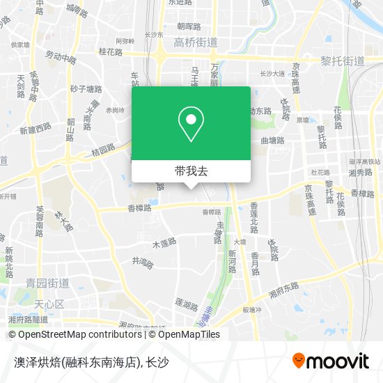 澳泽烘焙(融科东南海店)地图