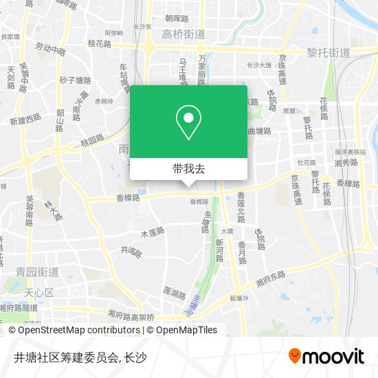 井塘社区筹建委员会地图