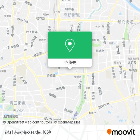 融科东南海-XH7栋地图